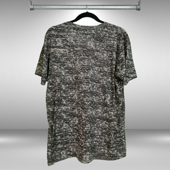 The Rail Nordstrom Men’s Heathered Gray Short Sleeve V-neck T Shirt - Picture 2 of 3